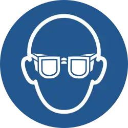 M004 – Wear eye protection