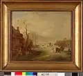 Skaters in Holland, copy of Isaac van Ostade[5]
