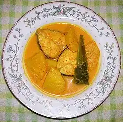 Masak lemak cili api, Negeri Sembilan's well known signature dish.