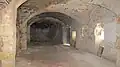 Inside the old buildings of the convent
