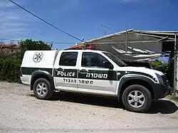 Border Police Isuzu D-Max pickup