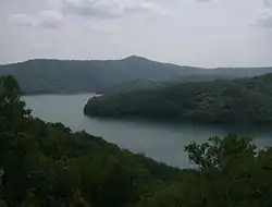 A view of the reservoir