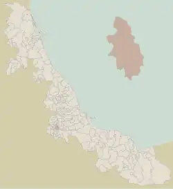 Location in Veracruz