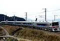 A 5-car set in original livery, 1992