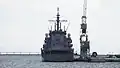 JS Chiyoda at Kobe on 11 November 2017.