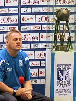 Zieliński as [[Lech Poznań]] manager in 2010