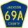 County Road 69A marker