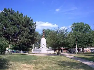 Civil War Monument (1920), Jacksonville Square, Jacksonville, Illinois.
