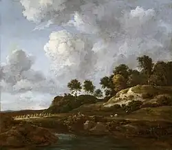 Jacob van Ruisdael, Landscape with Cornfields (c. 1670s), 55.2 x 62.8&nbsp;cm