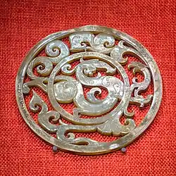 Jade Openwork Disc with Dragon and Phoenix, China, 2nd century BC, Museum of the Mausoleum of the Nanyue King