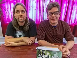 Franck (left) and Abraham in 2014