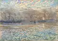 Winter morning, Wellington Harbour, circa 1900, Wellington, by James Nairn. Gift of Miss Mary Newton, 1939. Te Papa (1939-0009-7)
