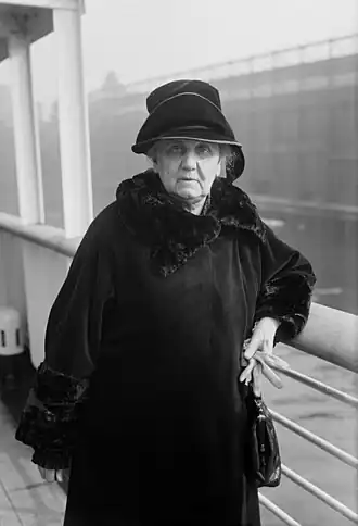 Image 15Jane Addams (1860–1935) was an American settlement activist, reformer, social worker, sociologist, public administrator and author. She was a notable figure in the history of social work and women's suffrage in the United States and an advocate for world peace.