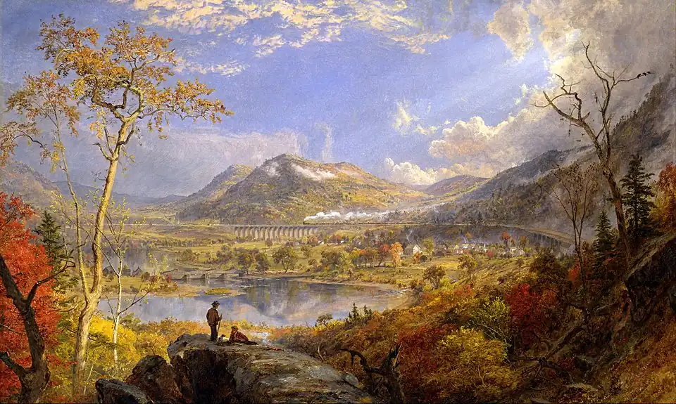 Starruca Viaduct, Pennsylvania, 1865, by Jasper Francis Cropsey