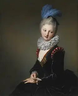 Jean-Baptiste Santerre, Young Lady with a Letter, 1700s, oil on canvas; private collection