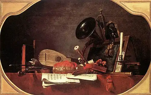 Attributes of Music by Jean Siméon Chardin