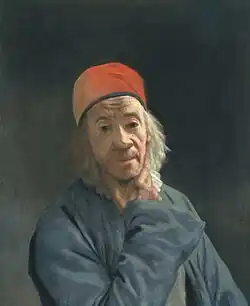 Self-portrait, known as "the hand on the chin", c. 1770