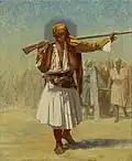 Albanian Officer by Jean-Léon Gérôme, 1894.
