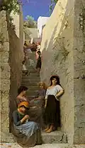 A dark corner in Capri