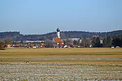 Waal as seen from the southwest