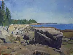 Spring, Mosquito Head, 2009, oil on canvas, 30" x 40"