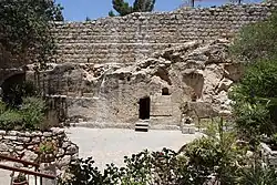 The entrance to the Garden Tomb