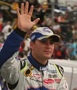 Jimmie Johnson at Bristol Motor Speedway in 2007