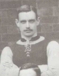 Black and white image of Jimmy Crabtree