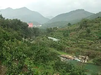 Jinxi Creek Valley west of Xiaoxi Town