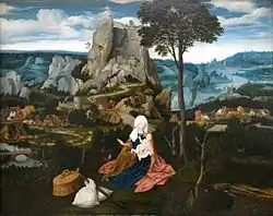 Rest on the Flight into Egypt, 1515–1524, on wood, 62 × 78&nbsp;cm, Gemäldegalerie, Berlin