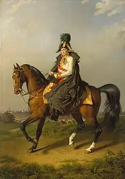 Equestrian portrait of Franz I