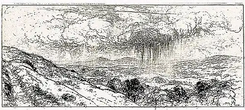 Nine Barrow Down, Isle of Purbeck, looking towards St. Alban's Head, 1872