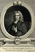 John Flamsteed, the English astronomer and first Astronomer Royal.