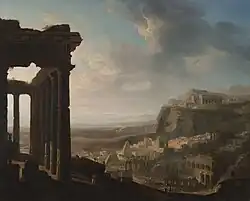 Ruins of an Ancient City (1810). Oil on paper, mounted on canvas, 95.6 x 118.6&nbsp;cm. Cleveland Museum of Art, Ohio