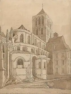 Normandy scene by Cotman