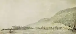 Kealakekua Bay and the Village Kowroaa, 1779 ink wash and watercolor by John Webber, Honolulu Museum of Art