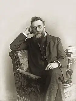 Image 74Jonas Basanavičius, a preeminent figure in the Lithuanian National Revival movement (from History of Lithuania)