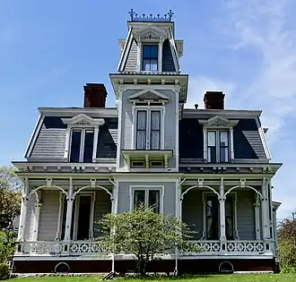 House for Jones P. Veazie, Bangor, Maine, 1874–75.