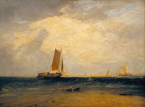 Fishing Upon the Blythe Sand by J.M.W. Turner