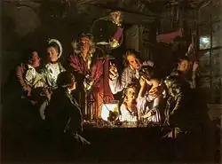 Joseph Wright of Derby's An Experiment on a Bird in the Air Pump; 1768.[115]