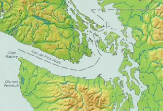Boundary Pass is located in Strait of Juan de Fuca