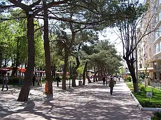 İstasyon Street in Kırklareli