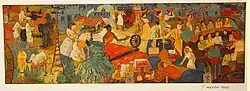Indian Rurality, 1950. Oil on canvas.
