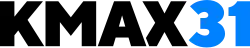 The words "K M A X 31" in a bold sans-serif font. "K M A X" is in black and "31" is in light blue.
