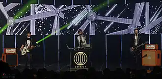 Lunafly performing in 2014