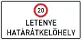 G-701 Speed limit at border crossing/locality