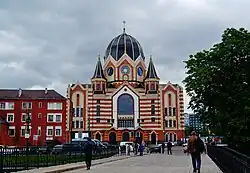 The rebuilt synagogue, 2019
