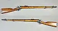Swedish Remington rolling block rifle "kammarskjutningsgevär m/1884" in 10.15x61mmR.