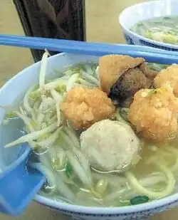 Deep-fried Fish Ball Noodles