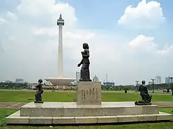Kartini statue, hero of Indonesian women's emancipation